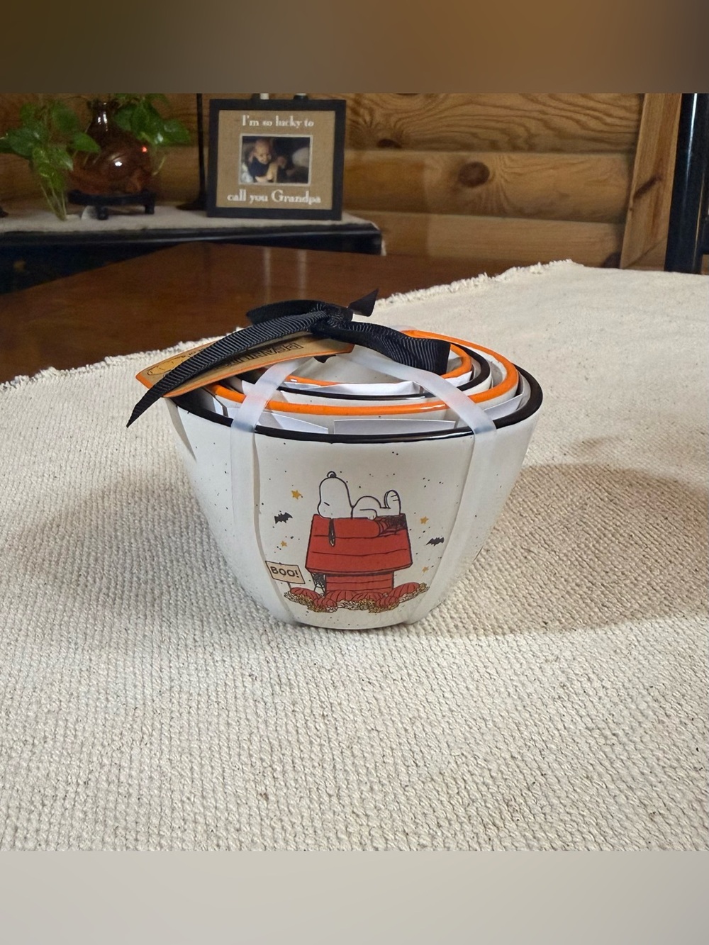 SNOOPY HALLOWEEN Rae Dunn Measuring Cup Set